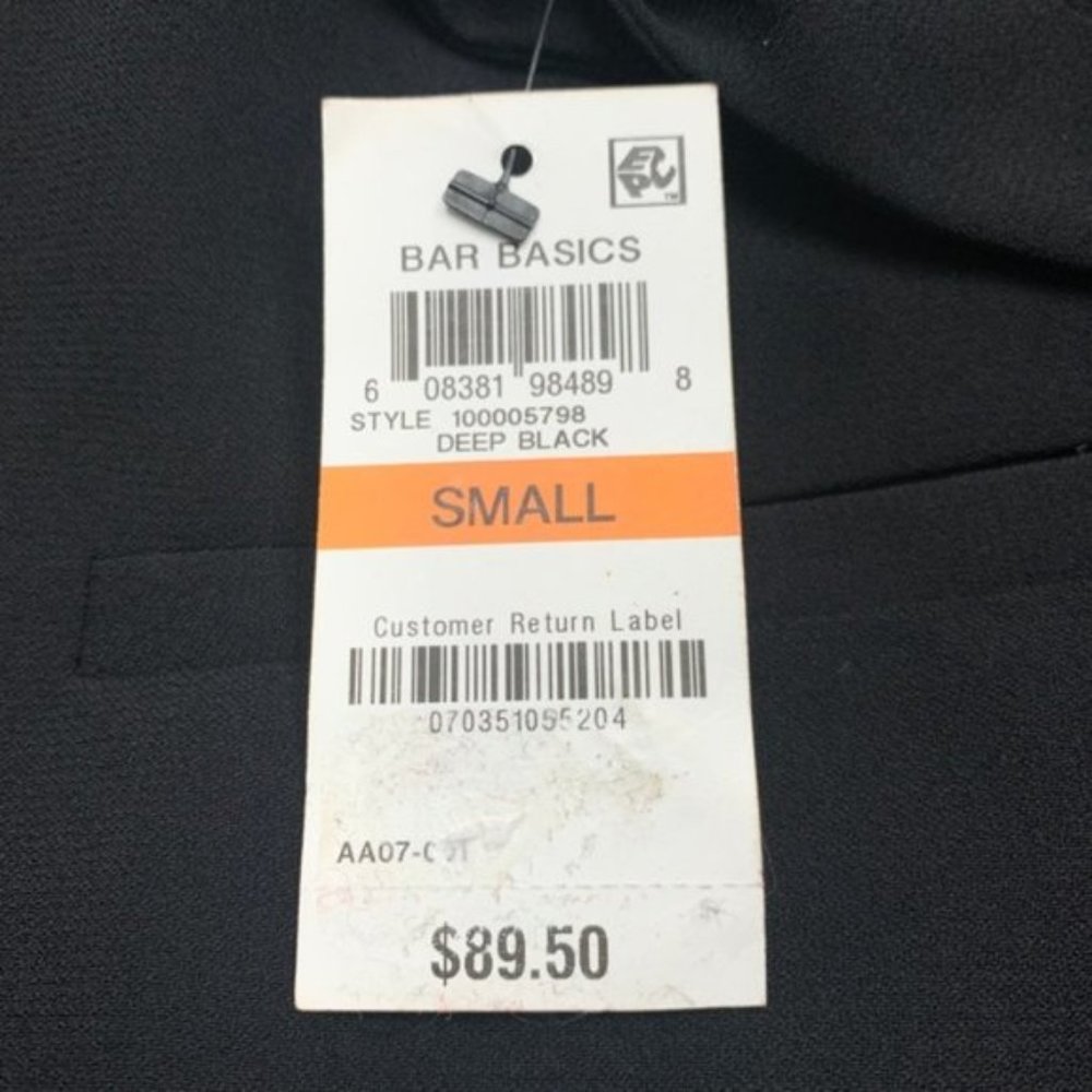 NWT BAR III Black 3/4 Tie-Sleeve Blazer #C18 - Picture 7 of 8